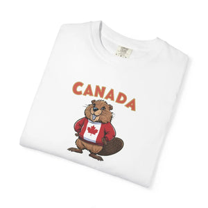 Soft Garment Dyed Canada Day T-shirt Beaver - Dipaliz - T-shirts