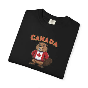 Soft Garment Dyed Canada Day T-shirt Beaver - Dipaliz - T-shirts
