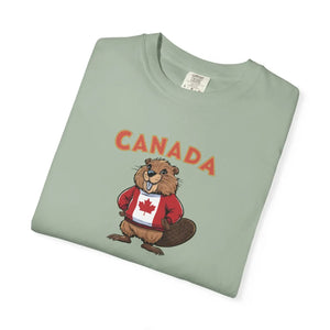 Soft Garment Dyed Canada Day T-shirt Beaver - Dipaliz - T-shirts