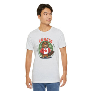 Cozy Canada Day Beaver Tee Soft Cotton Jersey - Dipaliz - T-shirts