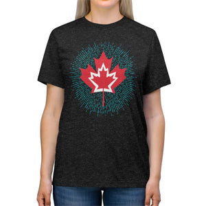 Soft Triblend Maple Leaf Tee Celebrate Canada Day Dipaliz - T-shirts