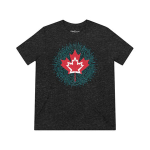 Soft Triblend Maple Leaf Tee Celebrate Canada Day Dipaliz - T-shirts