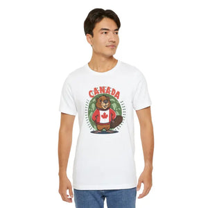 Canada Day Beaver Tee - Soft Unisex Jersey Cotton - Dipaliz - T-shirts