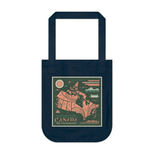 Eco-friendly Canada Day Canvas Tote - Canadian Flag - Dipaliz - Bags
