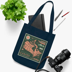 Eco-friendly Canada Day Canvas Tote - Canadian Flag - Dipaliz - Bags