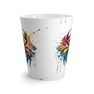 Cancer Zodiac Sign Latte Mug - Cosmic Nurturing Design - Dipaliz - 12oz - Mugs