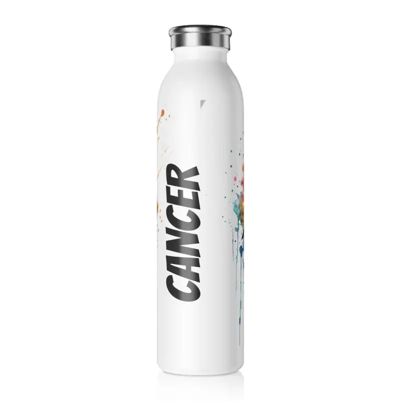 Elevate Hydration with Cancer Zodiac Slim Water Bottle! - 20oz / White Mug