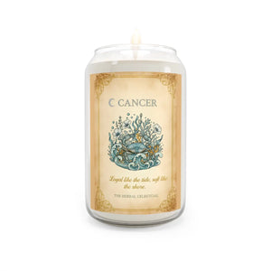 Cancer Zodiac Soy Candle – 13.75oz Scented - Dipaliz - Candles