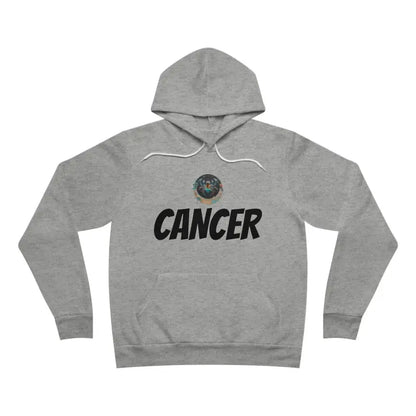 Cozy Cancer Zodiac Sponge Fleece Hoodie: Ultimate Style & Comfort - Athletic Heather / Xs Hoodie