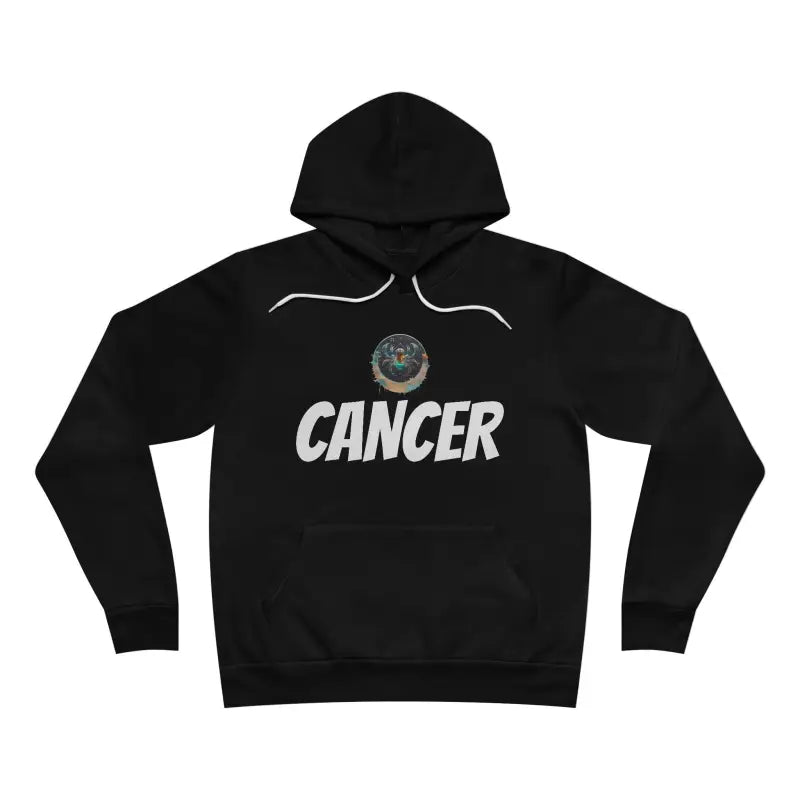 Cozy Cancer Zodiac Sponge Fleece Hoodie: Ultimate Style & Comfort - Black / Xs Hoodie