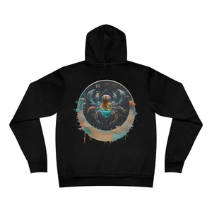 Cancer Zodiac Sign Hoodie - Sponge Fleece Pullover - Dipaliz - Hoodies