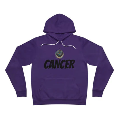 Cozy Cancer Zodiac Sponge Fleece Hoodie: Ultimate Style & Comfort - Team Purple / Xs Hoodie