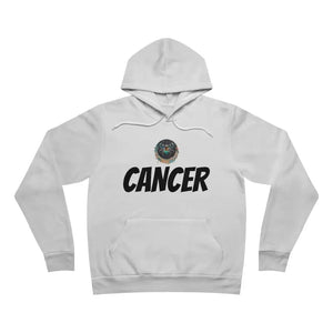 Cancer Zodiac Sign Hoodie - Sponge Fleece Pullover - Dipaliz - White / Xs - Hoodies