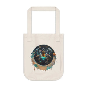 Eco-friendly Canvas Tote Bag - Cancer Zodiac Design - Dipaliz - Bags