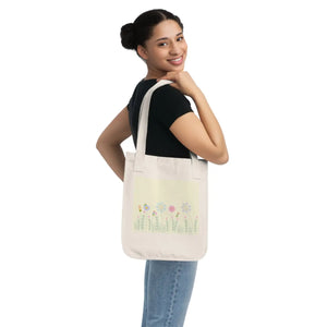 Wildflowers Canvas Tote Bag – Durable Eco Carry - Dipaliz - Bags
