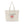 Personalized Connected Hearts Canvas Tote - Zippered - Dipaliz - 18’’ x 14’’ 4.5’’ / Natural - Bags