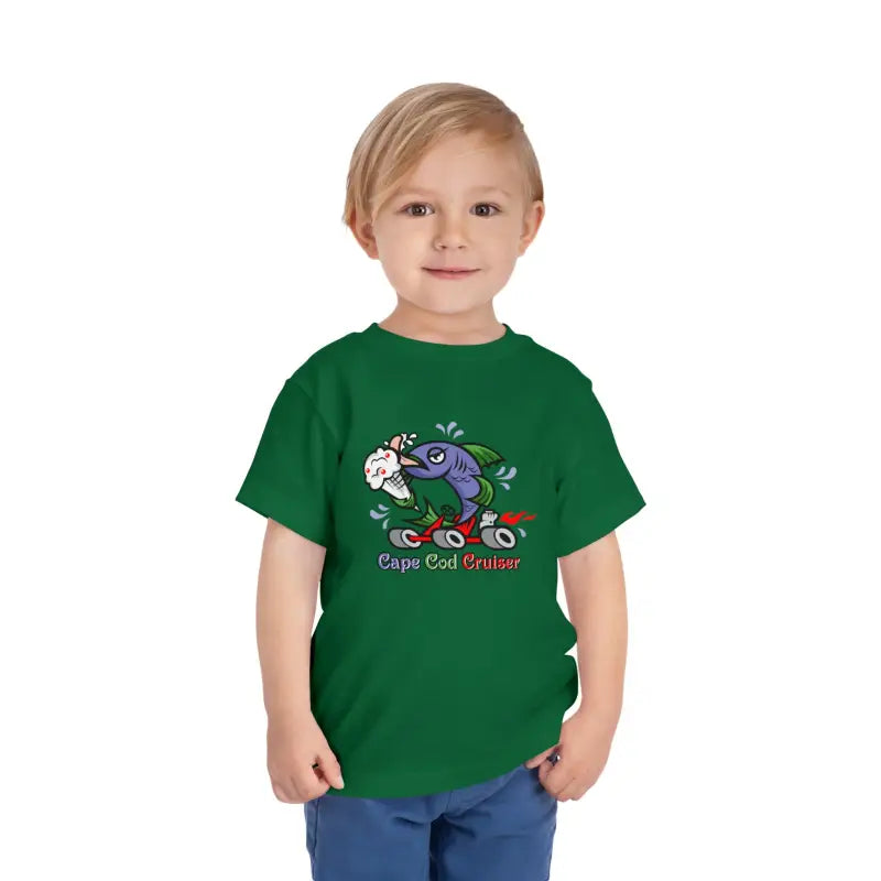 Cape Cod Cruiser: Toddler’s Favorite Short Sleeve Tee - Kelly / 2t Kids Clothes