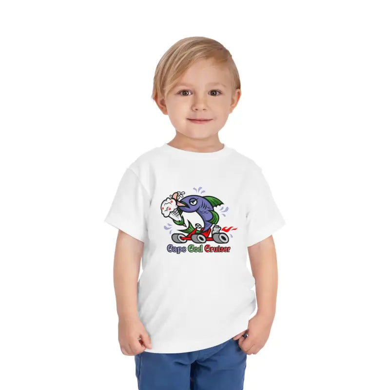 Cape Cod Cruiser: Toddler’s Favorite Short Sleeve Tee - White / 2t Kids Clothes