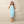 Capri Blue Floral Midi Dress – Built-in Bra - Dipaliz - Dresses - Xs