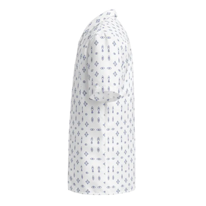 Capri Blue Foulard Unisex Button Shirt Cool Summer Style Dipaliz - Shirts