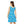 Capri Blue Hexagon Skater Dress – Casual Chic - Dipaliz - Dresses - Xs