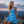 Capri Blue Hexagon Skater Dress – Casual Chic - Dipaliz - Dresses - Xs