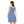 Capri Blue Houndstooth Skater Dress – Stretch - Dipaliz - Dresses - s