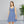 Capri Blue Houndstooth Skater Dress – Stretch - Dipaliz - Dresses - s