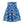 Capri Blue Ikat Skater Skirt - Flowy a Line Casual - Dipaliz - Skirts - Xs