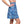 Capri Blue Ikat Skater Skirt - Flowy a Line Casual - Dipaliz - Skirts - Xs