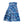 Capri Blue Ikat Skater Skirt - Flowy a Line Casual - Dipaliz - Skirts - Xs