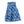 Capri Blue Ikat Skater Skirt - Flowy a Line Casual - Dipaliz - Skirts - Xs