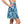 Capri Blue Madras Skater Skirt - Flared Casual - Dipaliz - Skirts - s