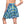 Capri Blue Madras Skater Skirt - Flared Casual - Dipaliz - Skirts - s