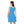 Blue Micro Geometric Skater Dress – Premium - Dipaliz - Dresses - Xs