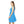 Blue Micro Geometric Skater Dress – Premium - Dipaliz - Dresses - Xs
