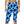 Capri Leggings, Blue Watercolor Brushstroke Print - s