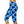 Capri Leggings, Blue Watercolor Brushstroke Print - s