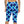 Capri Leggings, Blue Watercolor Brushstroke Print - s