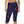 Capri Leggings Cosmic Moon Stars Pattern Navy Gold - Dipaliz - l / White Stitching