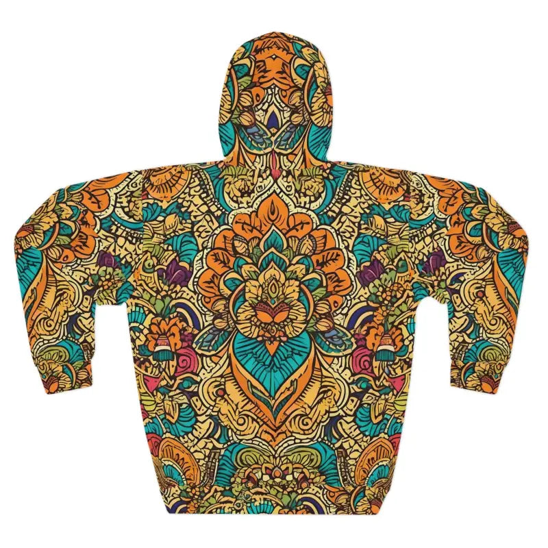 Dipaliz Colorful Indian Pattern Pullover Hoodie: Stand out Boldly - All Over Prints