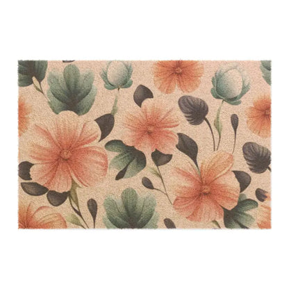 Turn Heads with the Enchanting Pastel Flowers Doormat - 24’’ x 16’’ Home Decor