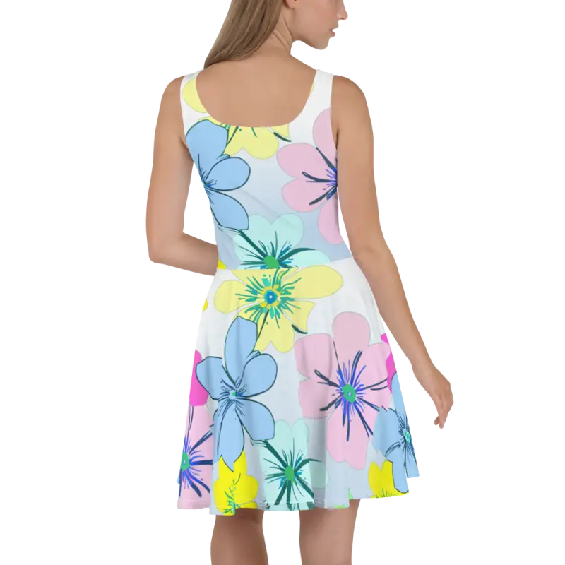 Skater Dress Floral Flair - the Must-have Fashion Trend 2024 - Dresses