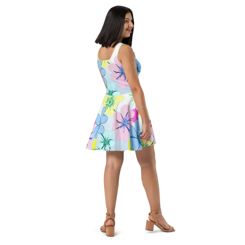 Skater Dress Floral Flair - the Must-have Fashion Trend 2024 - Dresses