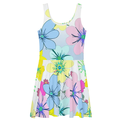 Skater Dress Floral Flair - the Must-have Fashion Trend 2024 - Dresses