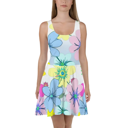 Skater Dress Floral Flair - the Must-have Fashion Trend 2024 - Xs Dresses