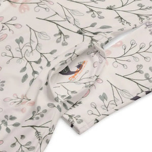 Dresses - Purple Peacock Print Long Sleeve Midi Dress - Dipaliz