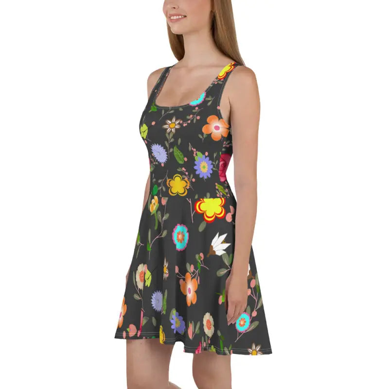 Turn Heads with the Fabulous Floral Skater Dress