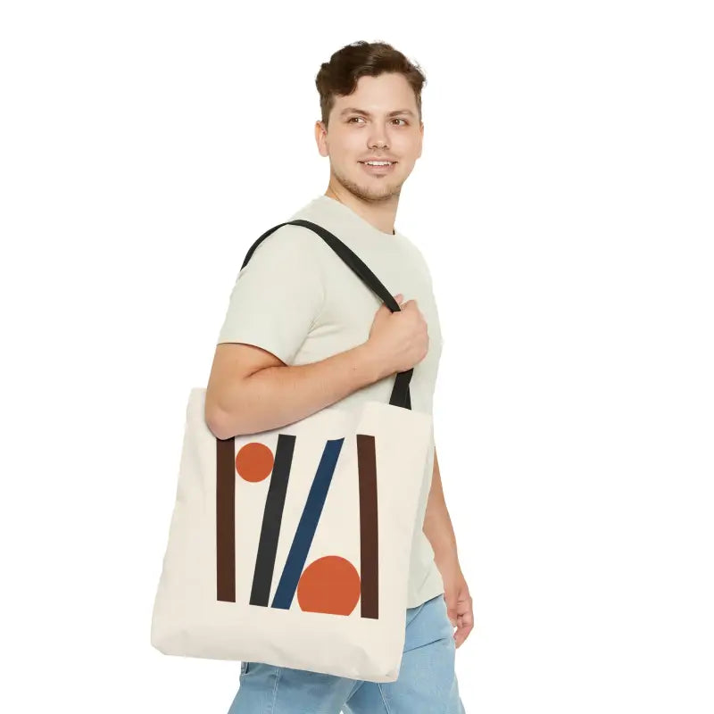 Unleash your Style with the Abstract Lines Tote Bag Sensation - Bags