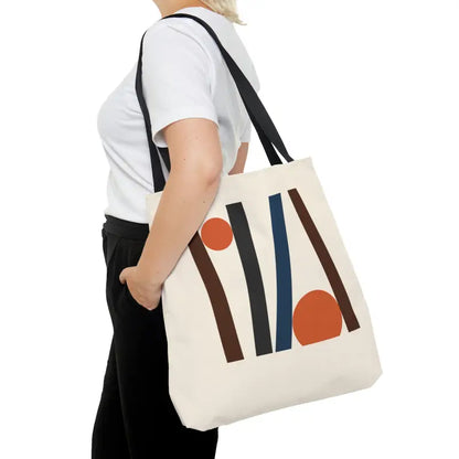 Unleash your Style with the Abstract Lines Tote Bag Sensation - Bags